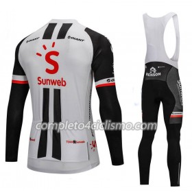 Completo Maglia ML + Pantaloncino con bretelle ML 2018 Team Sunweb N001